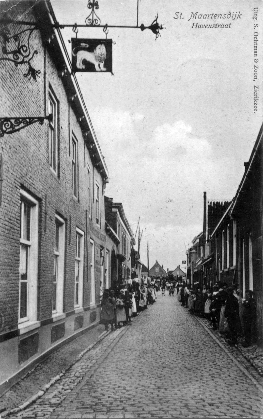St. Maartensdijk Havenstraat, oude ansichten uit Sint Maartensdijk